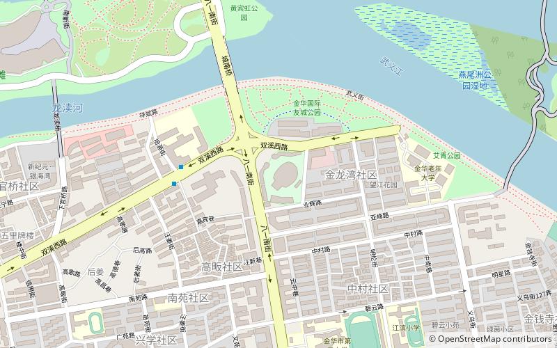 Jinhua Stadium location map