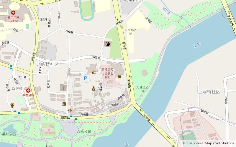 jin hua bo wu guan jinhua location map