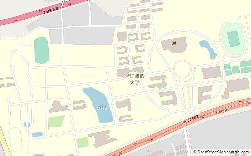 Université normale du Zhejiang location map