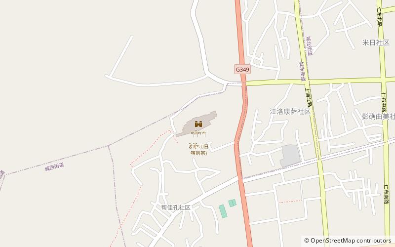 Dzong de Shigatsé location map