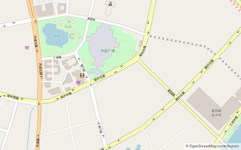 xiuhu park yiwu location map