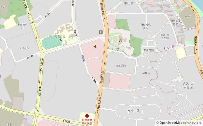 District de Ziliujing location map