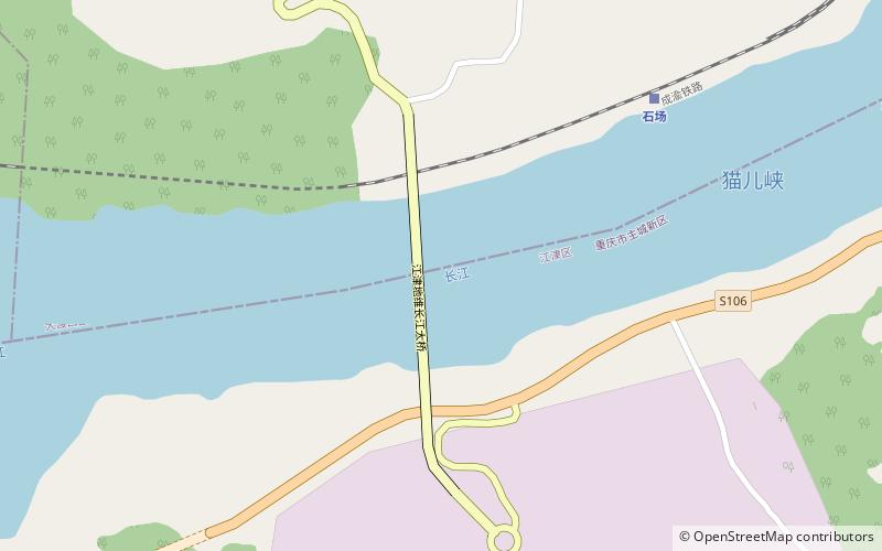 Diwei Bridge location map