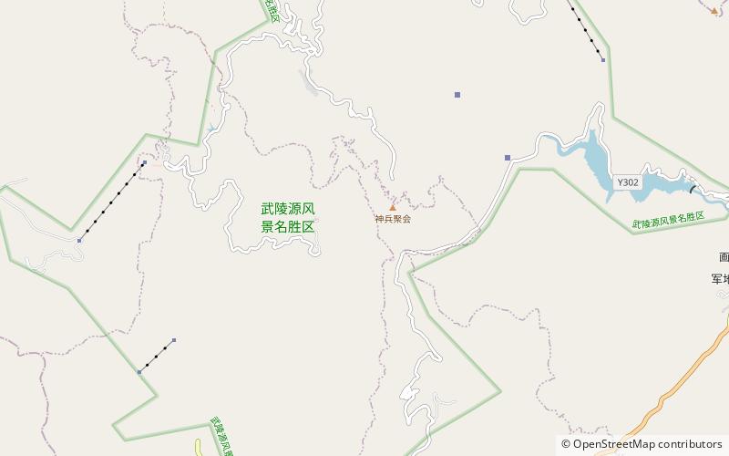 Bailong-Aufzug location map