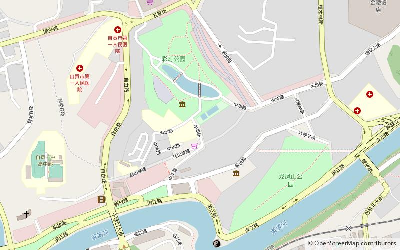 zi gong shi you yong guan zigong location map