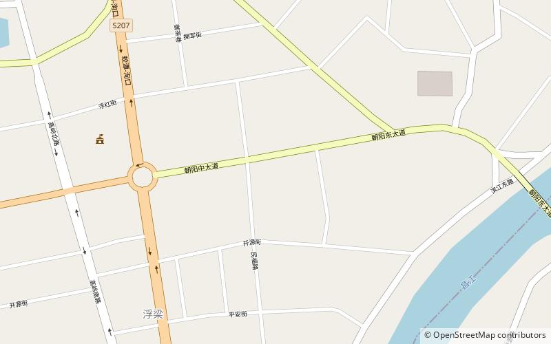 Fuliang location map