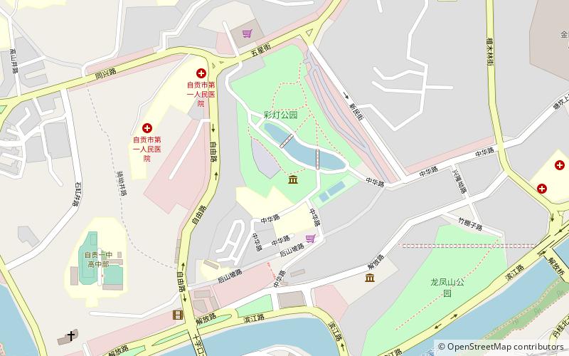 cai deng bo wu guan zigong location map