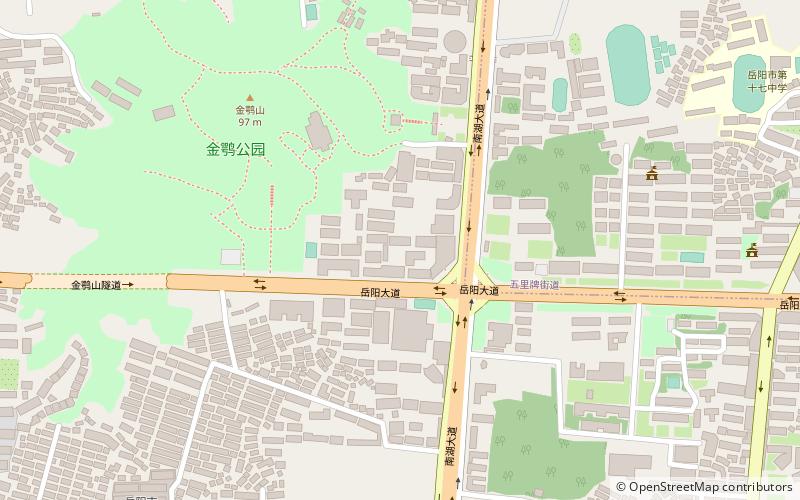 Yueyanglou District location map