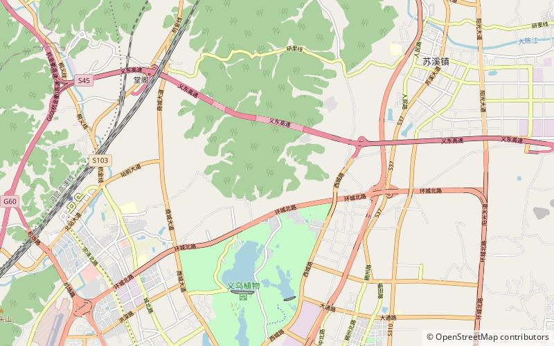 jingju temple yiwu location map