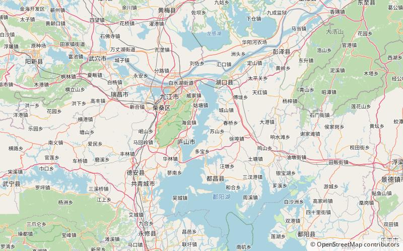 Poyang Lake Dam location map