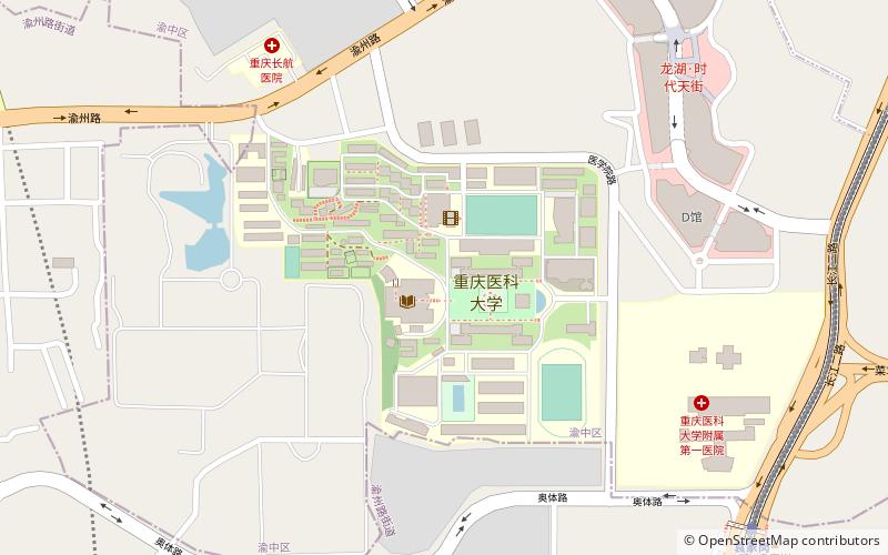 Chongqing Medical University location map
