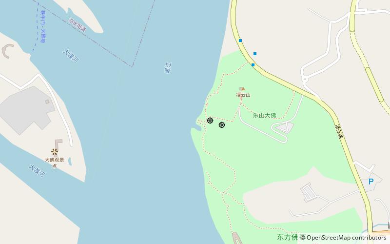 Leshan Giant Buddha location map