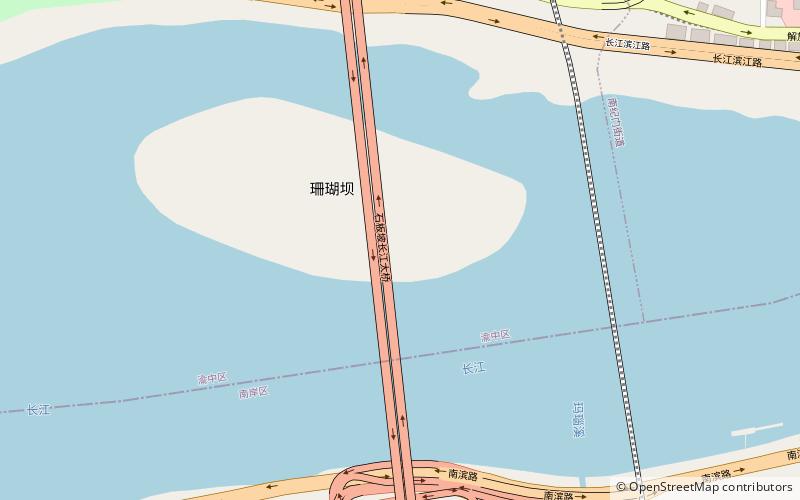 Shibanpo-Jangtse-Brücke location map