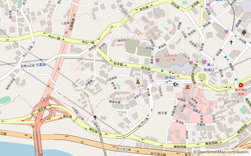 District de Yuzhong location map