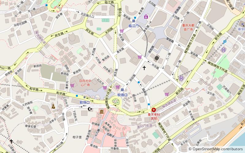 chongqing tall tower location map