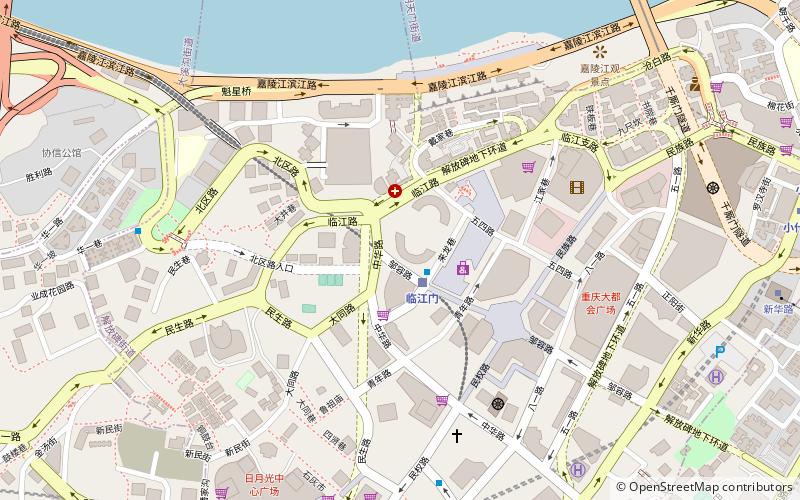 Chongqing World Trade Center location map