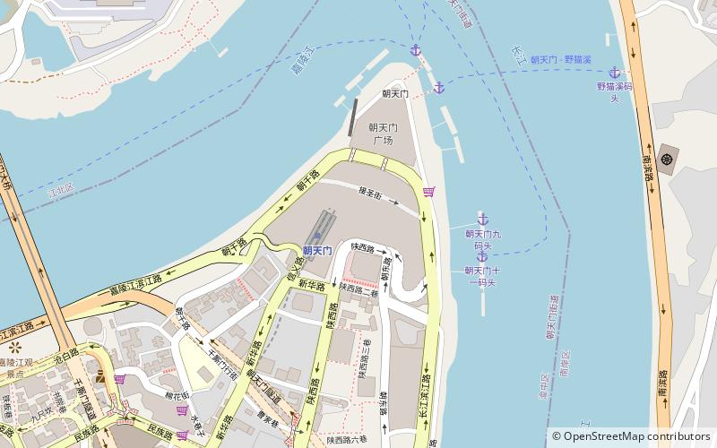 Raffles City Chongqing location map