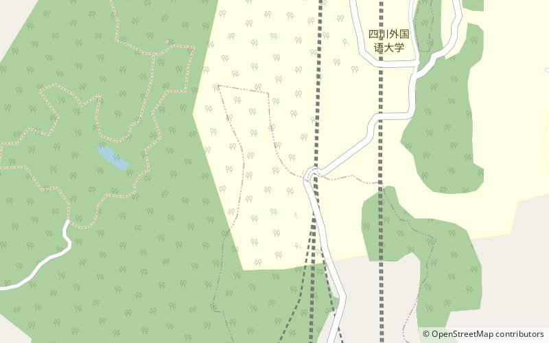 narodowy park lesny geleshan chongqing location map