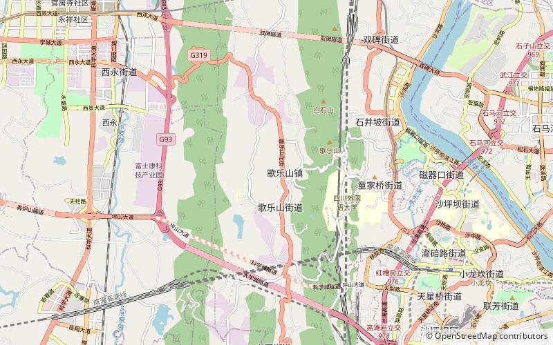 geleshan chongqing location map