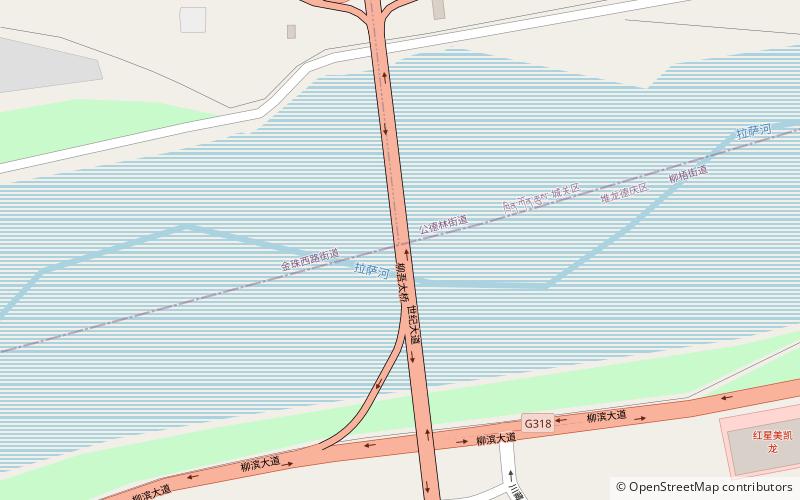 Liuwu Bridge location map