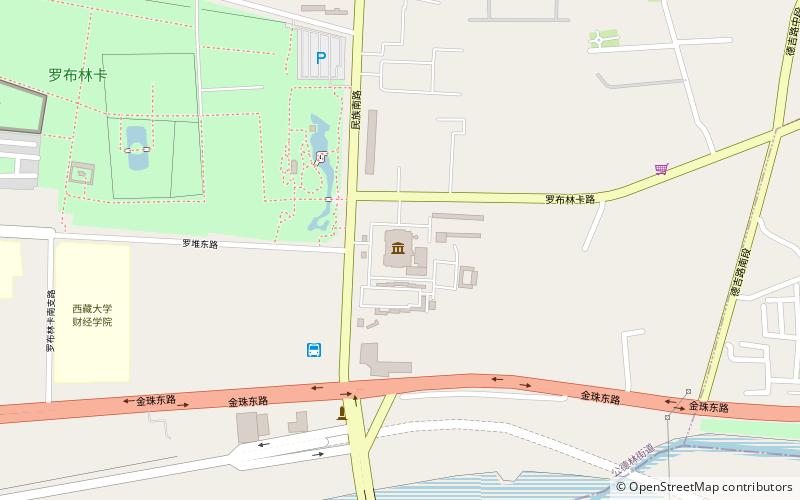 Tibet Museum location map