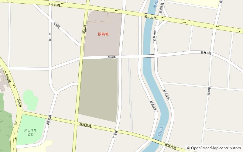District de Fenghua location map
