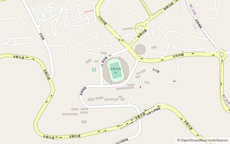 Fuling Stadium location map