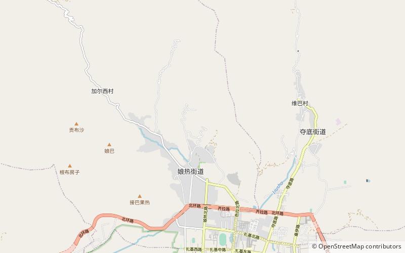 Chupzang Nunnery location map