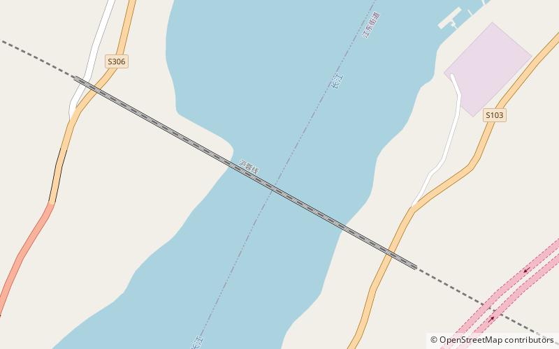 Hanjiatuo Yangtze River Bridge location map