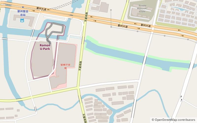 Romon U-Park location map