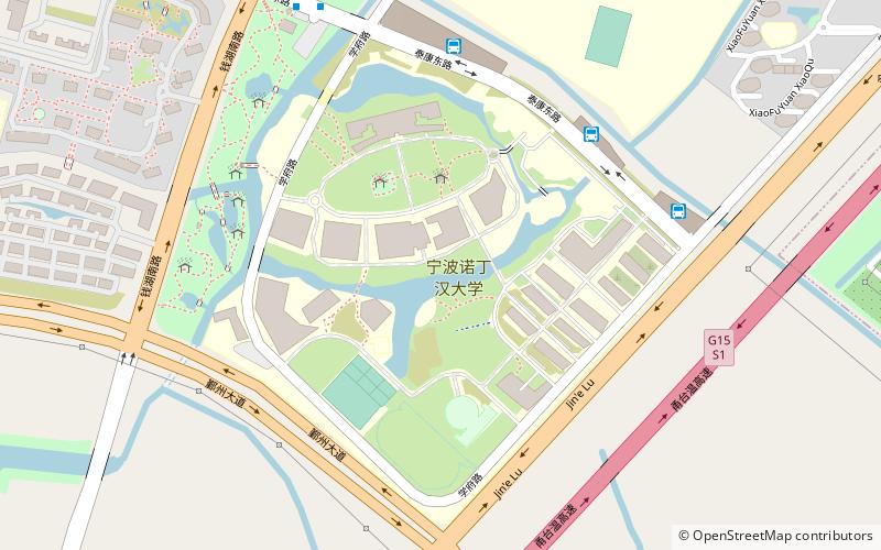 university of nottingham ningbo china location map