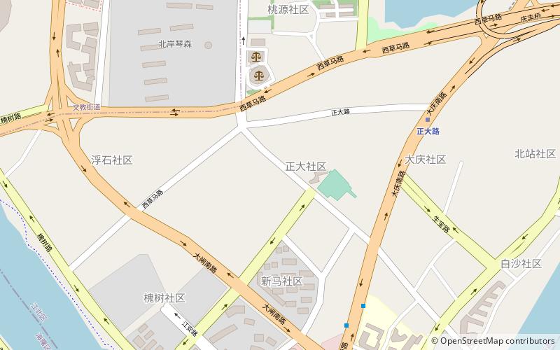 District de Jiangbei location map