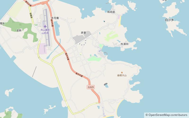 Île de Zhujiajian location map