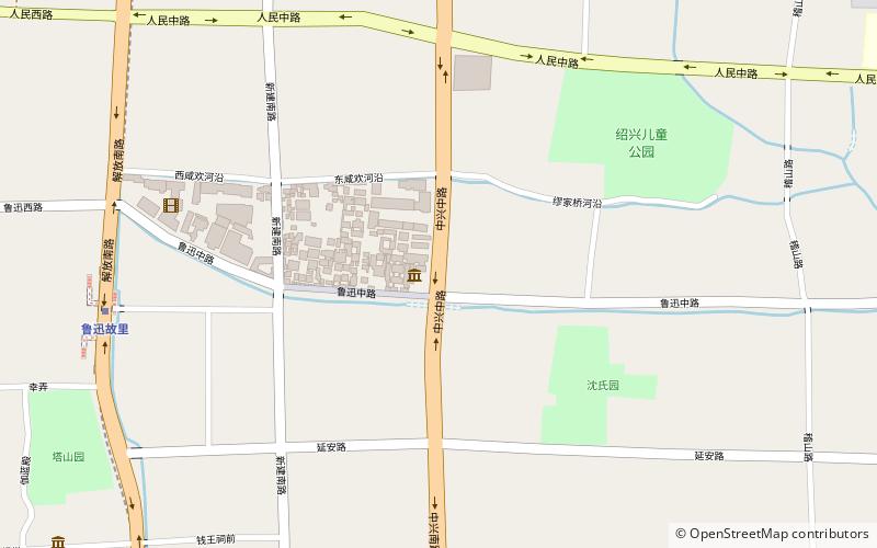 Lu Xun Native Place location map