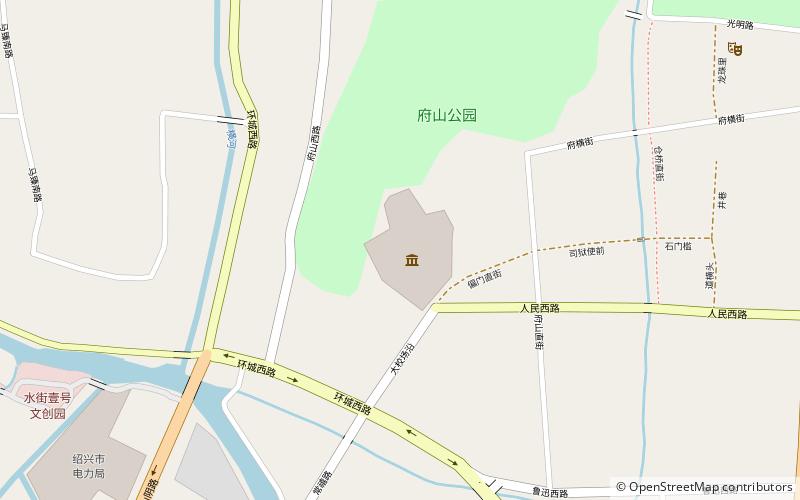 shao xing bo wu guan shaoxing location map