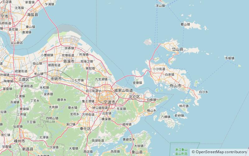 Jintang Bridge location map