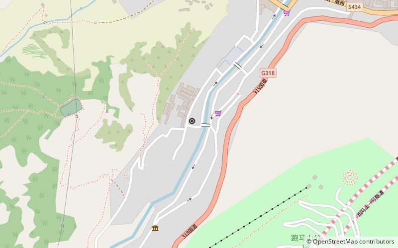 xi kang traditional stage kangding location map