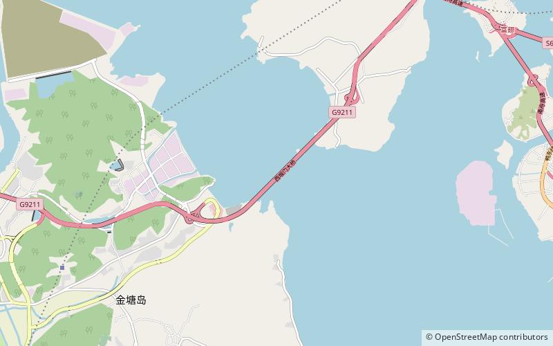 Xihoumen Bridge location map