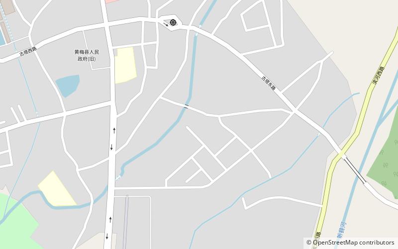 Xian du Huangmei location map