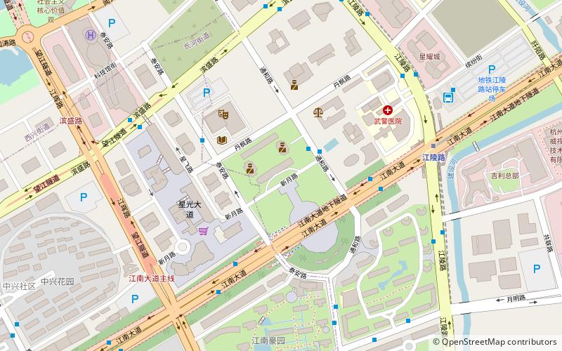 binjiang hangzhou location map