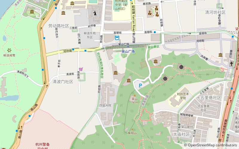 zhong guo cai shui bo wu guan hangzhou location map