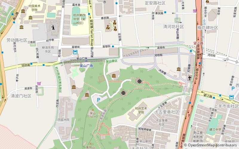 Hangzhou Museum location map