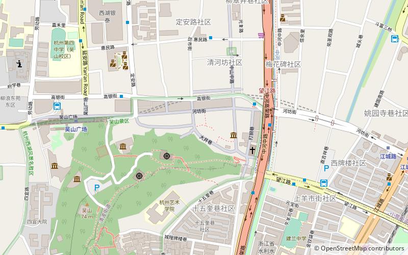 Hu Qing Yu Tang location map