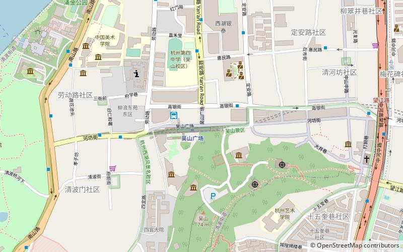 wushan square hangzhou location map
