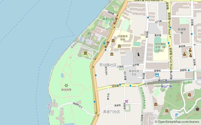 Académie des arts de Chine location map