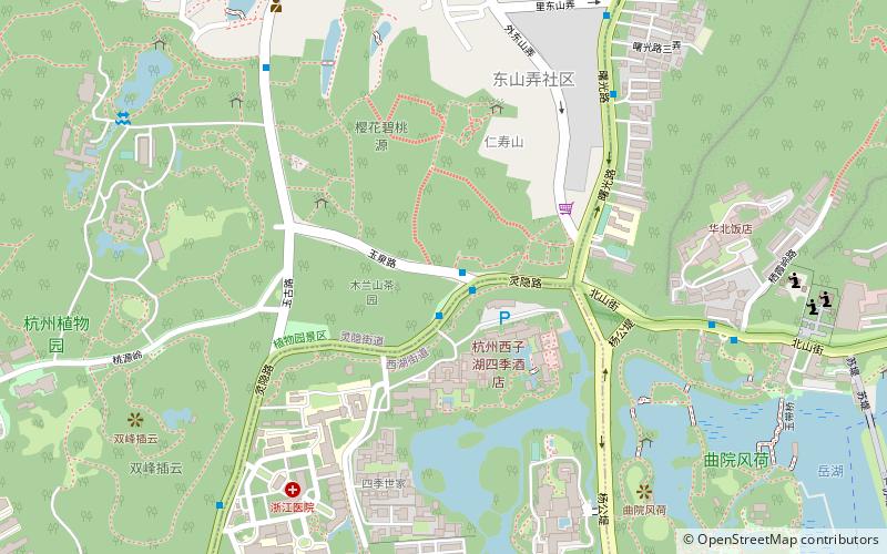 Jardín botánico de Hangzhou location map