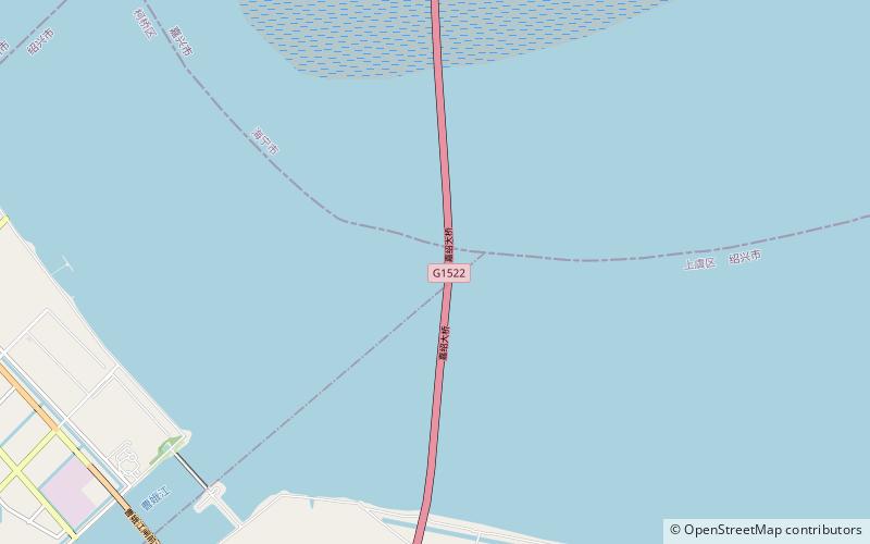 Jiaxing-Shaoxing Sea Bridge location map