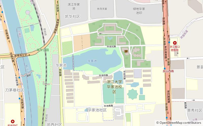 huajiachi hangzhou location map
