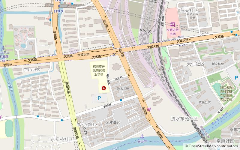 Xiacheng location map