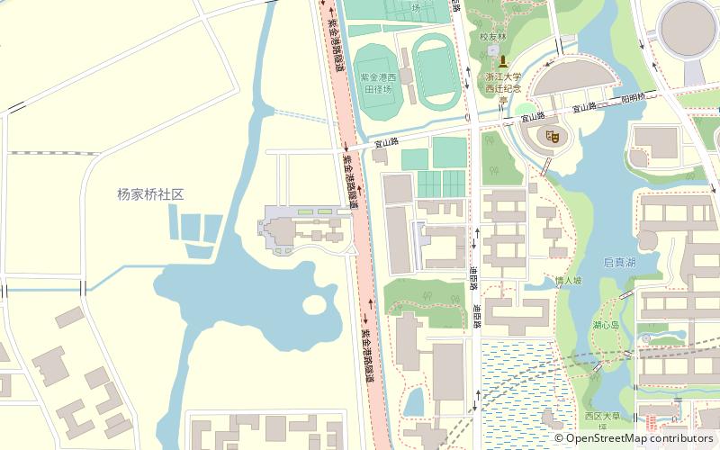 Zijingang Campus location map